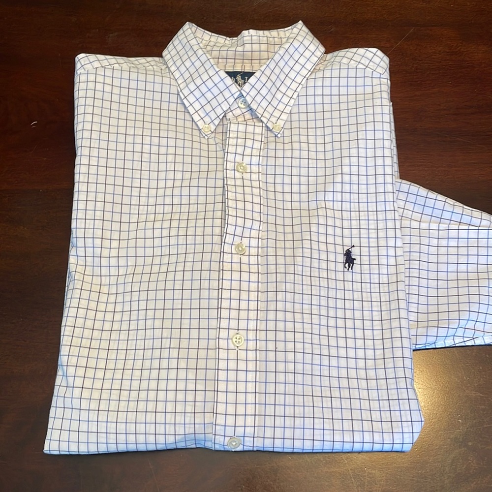 Ralph Lauren Yarmouth Button Down Shirt. Size XL